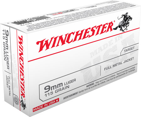 WIN USA 9MM 115GR FMJ 50/500 - for sale