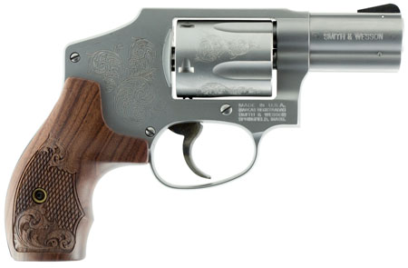 S&W 640 .357 2.125" FS 5-SHOT SS MACHINE ENGRAVED W/CASE - for sale