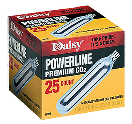 DAISY #7025 CO2 CYLINDERS 25/BX - for sale