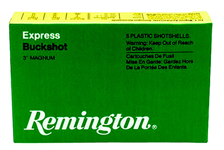 REMINGTON BUCKSHOT 12GA 2.75" 00 BUCK 12 PELLETS 5RD 50BX/CS - for sale