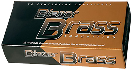 CCI|BLAZER - Blazer Brass - 9mm Luger - BRASS 9MM 124GR FMJ 50RD/BX for sale