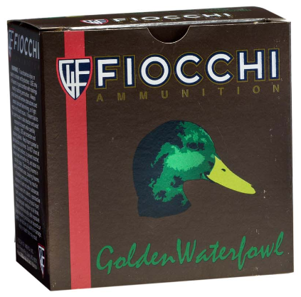 FIOCCHI GOLDEN WATERFOWL 12GA 3" 1-1/4OZ #BB 25RD 10BX/CS - for sale