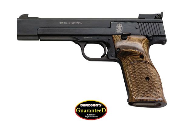 S&W 41 22LR 5.5" HB AS 10SH-ATS-TS-DT BLUED WOOD - for sale