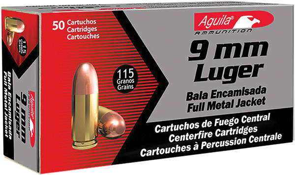 AGUILA 9MM 115GR FMJ 50/1000 - for sale