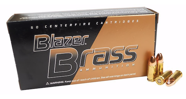 CCI|BLAZER - Blazer Brass - 9mm Luger - BRASS 9MM 124GR FMJ 50RD/BX for sale