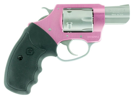 CHARTER ARMS PINK LADY 22WMR 2" PINK/SS RUBBER - for sale