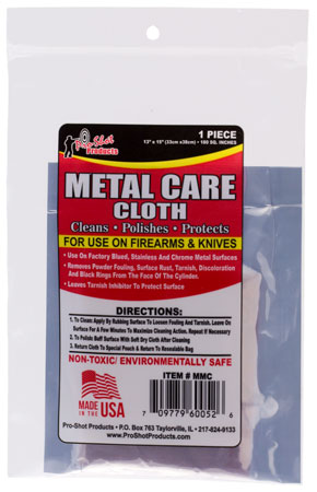 PRO-SHOT METAL CARE CLOTH - for sale