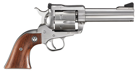 RUGER BLACKHAWK .357MAG 4.62" AS STAINLESS HARDWOOD - for sale