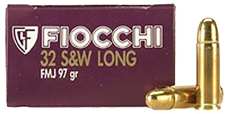 FIOCCHI 32 S&W LONG 97GR FMJ 50RD 20BX/CS - for sale
