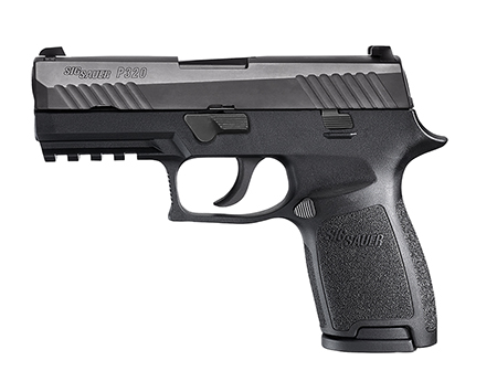 SIG P320 COMPACT .45ACP 3.9" DAO SIGLITE (2)9RD POLY/BLACK - for sale