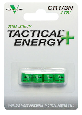 VIRIDIAN LITHIUM BATTERY 1/3N 4-PACK FITS REACTOR - for sale