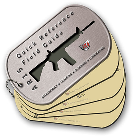 REAL AVID AR-15 FIELD GUIDE AR-15 MAINTENANCE CARDS - for sale