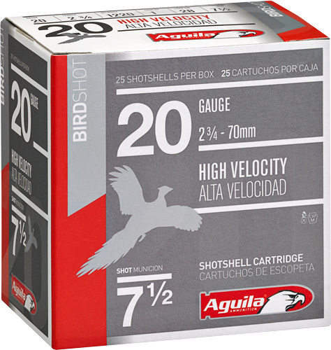 AGUILA SHOTSHELL 20GA 2.75" 1OZ #7.5 250RD CASE LOT - for sale