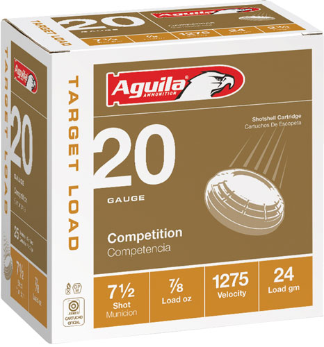 AGUILA SHOTSHELL 20GA 2.75" 7/8OZ #7.5 250RD CASE LOT - for sale