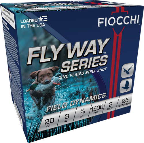 FIOCCHI FLYWAY 20GA 3" 7/8OZ #2 1500FPS 25RD 10BX/CS - for sale