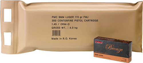 PMC 9MM LUGER 115GR FMJ-RN 300RD BATTLE PACK - for sale