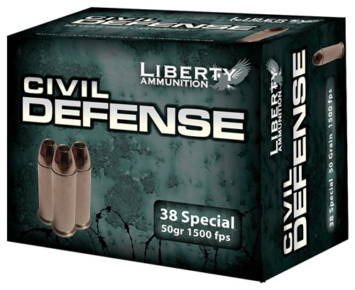 LIBERTY CIVIL DEFENSE 38 SPECIAL 50GR HP 20RD 50BX/CS - for sale