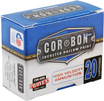 CORBON 9MM LUGER +P 125GR JHP 20RD 25BX/CS - for sale