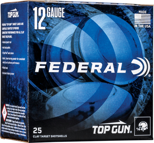FEDERAL TOP GUN 12GA 2.75" 1OZ #8 1180FPS 250RD CASE LOT - for sale