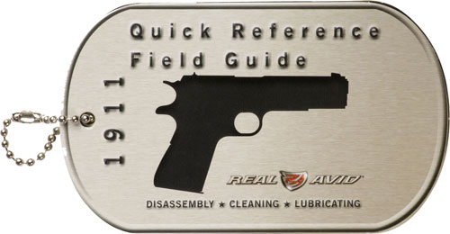 REAL AVID 1911 FIELD GUIDE 1911 MAINTENANE CARDS - for sale