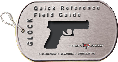 REAL AVID GLOCK FIELD GUIDE FOR GLOCK MAINTENANCE CARDS - for sale