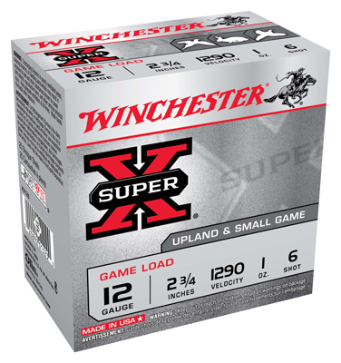 WINCHESTER SUPER-X 12GA 2.75" 1OZ #6 1290FPS 250RD CASE LOT - for sale
