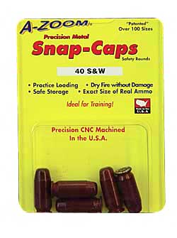 A-ZOOM METAL SNAP CAP .40SW 5-PACK - for sale