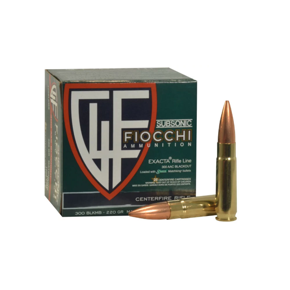 FIOCCHI 300 AAC 220GR HPBT 25RD 20BX/CS - for sale