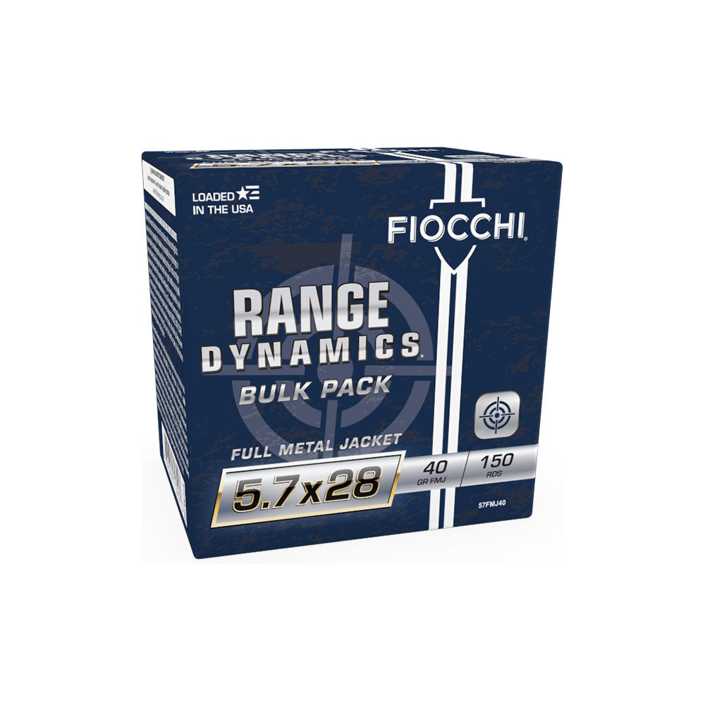 Fiocchi - Range Dynamics - 5.7X28 - AMMO RD 5.7X28 40GR 150/BX for sale