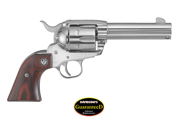 RUGER VAQUERO .45LC 4-5/8" FS S/S HARDWOOD - for sale