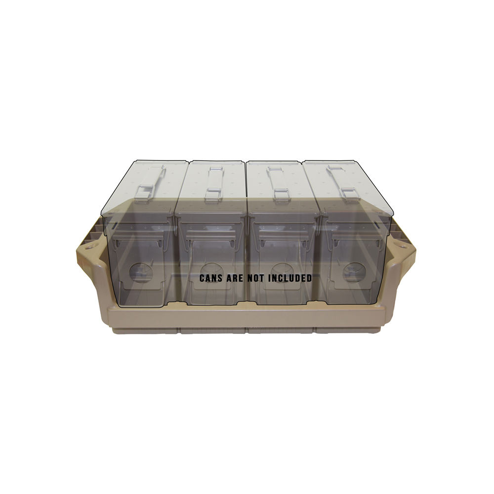 MTM AMMO CAN TRAY FOR 4 .30CAL METAL AMMO CANS FLAT DARK ERTH - for sale