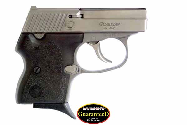 NAA GUARDIAN .32ACP 6+1 SHOT SS/POLYMER SILVER BLACK SYN - for sale