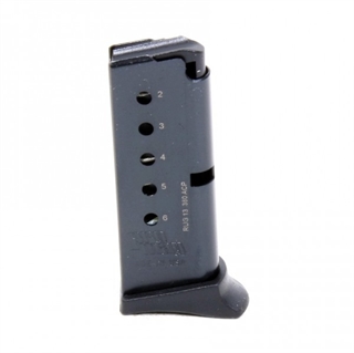 PROMAG RUGER LCP 380ACP 6RD BL - for sale