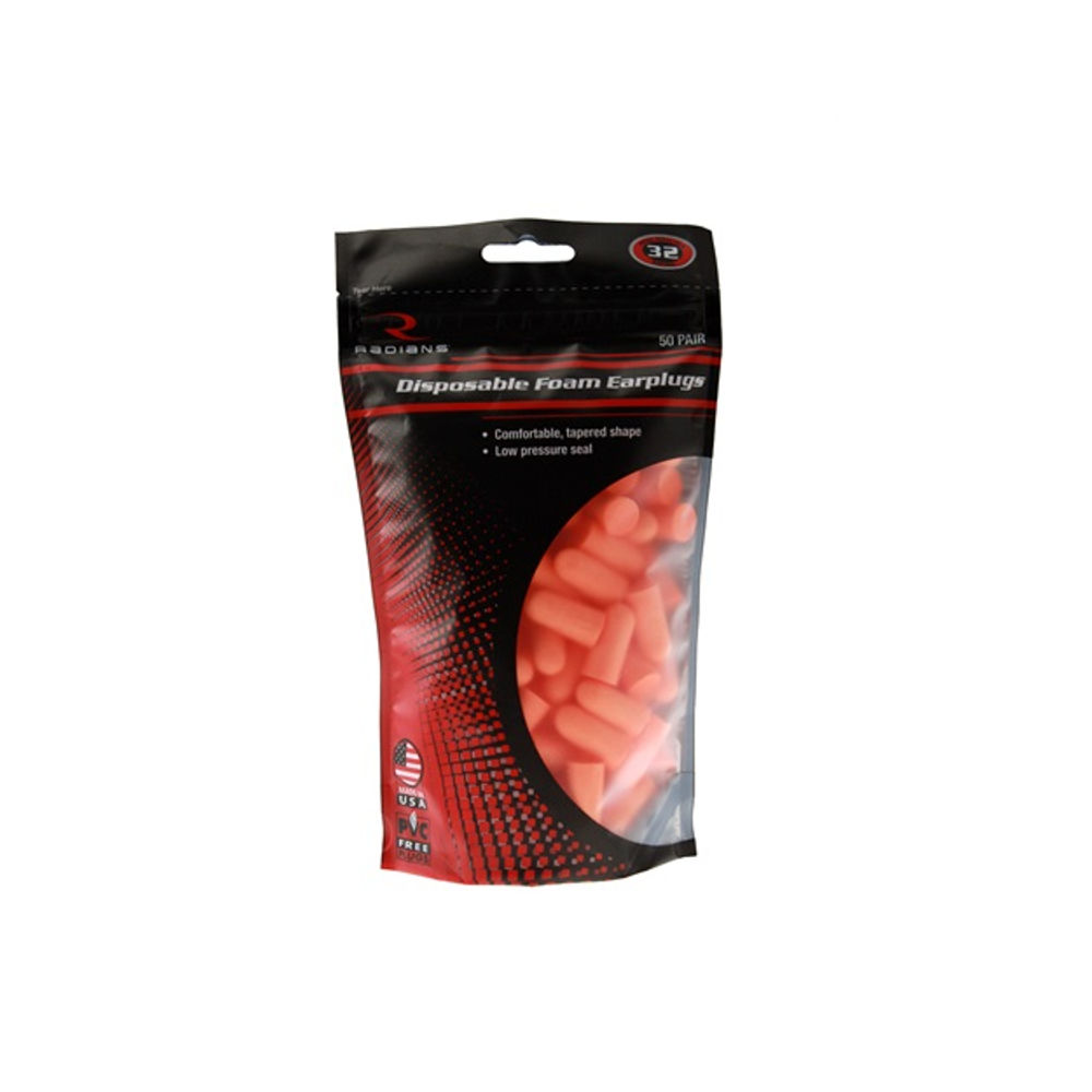 RADIANS EAR PLUG RESEALABLE 50 PAIR - for sale