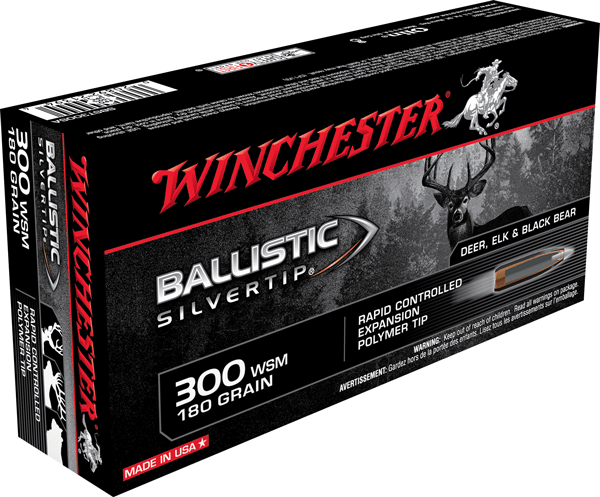 WINCHESTER SUPREME 300 WSM 180GR SILVERTIP 20RD 10BX/CS - for sale
