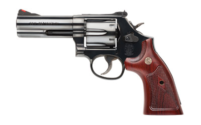 S&W 586 CLASSIC .357 4" AS 6-SHOT BLUED WOOD - for sale