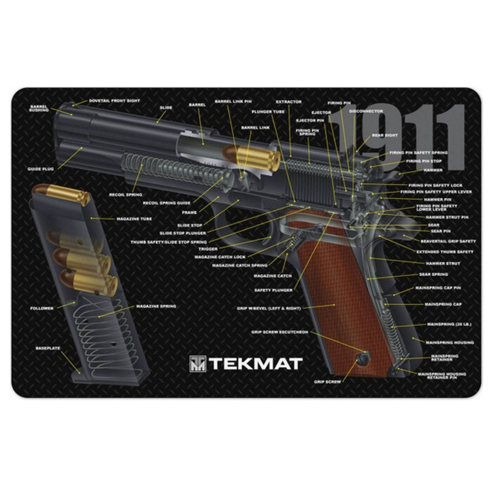 TEKMAT CUTAWAY PSTL MAT 1911 BLK - for sale