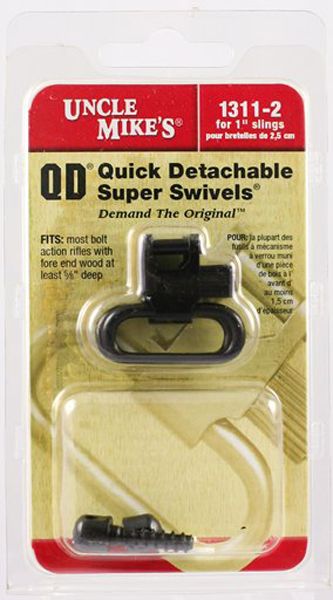 MICHAELS SWIVEL SET WITH TWO WOOD SCREW STUDS BLACK - for sale