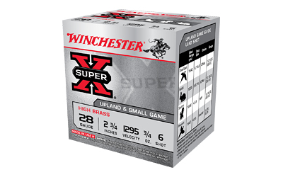 WINCHESTER SUPER-X 28GA 2.75" 3/4OZ #6 1295FPS 25RD 10BX/CS - for sale