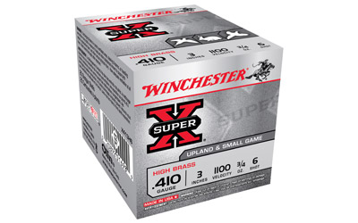 WINCHESTER SUPER-X 410 3" 3/4OZ #6 25RD 10BX/CS - for sale