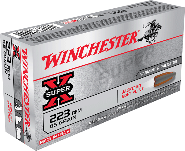 WINCHESTER SUPER-X 223 REM 55GR JSP 20RD 10BX/CS - for sale