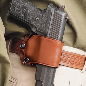 DESANTIS YAQUI SLIDE HOLSTER - RH LEATHER LARGE SA AUTOS TAN