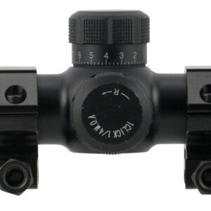 BSA TW4X30 Tactical Weapon  Black Matte 4x 30mm 1" Tube Mil-Dot Reticle Features AR & SKS Mounts & Rings