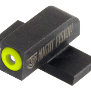 Night Fision SPR225001YGX Tritium Front Sight for Springfield  Green Tritium Yellow Outline Front Sight XD/XD(M)/XD Mod.2