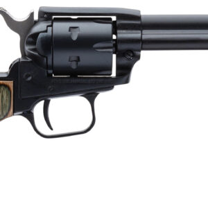 Heritage Mfg RR22CH4 Rough Rider  22 LR 6 Shot, 4.75" Black Oxide Steel Barrel, Simulated Case Hardened Zinc Alloy Frame, Black Oxide Cylinder, Camo Laminate Grip, Manual Safety, Exposed Hammer