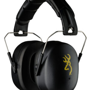 Browning 12699 HDR  Plastic with Foam 37 dB Over the Head Black Adult