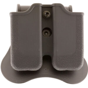 Bulldog P1911M Mag Holder  Paddle Black Polymer Paddle Compatible w/ Single Stack 1911 Ambidextrous Hand