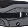 S&W KNIFE BLACK RUBBER 3" BLK - OXIDE BLADE W/POCKET CLIP - Image 2