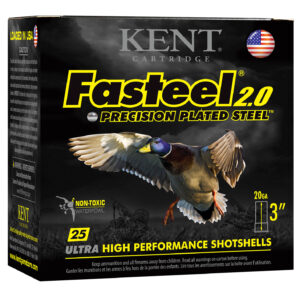 Kent Cartridge K203FS244 Fasteel 2.0  20 Gauge 3" 7/8 oz 4 Shot 25 Per Box/ 10 Case