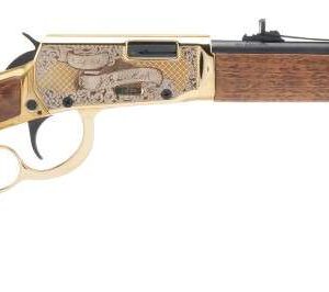 ROSSI RIO BRAVO 22LR LEVER RIFLE WILD BILL HICKOK EDITION ENGRAVED GOLD FINISH/BLK 15RD